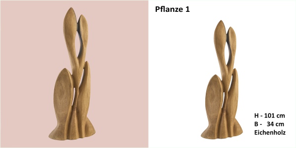 Pflanze_1__Holzskulpturen_Waltraud-Schroll